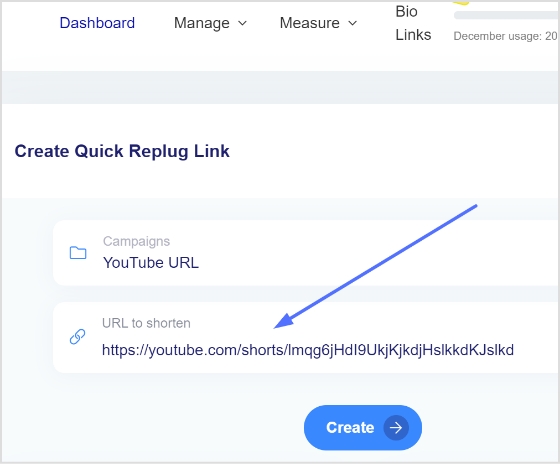 paste url