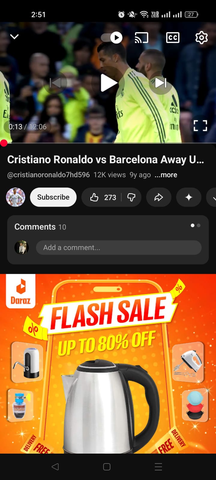 Open the video on YouTube app