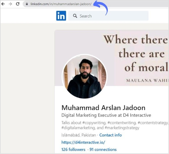 url bar