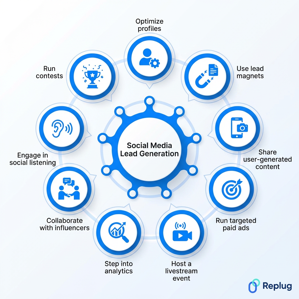 How can you generate leads with social media - Proven tactics & strategies to follow