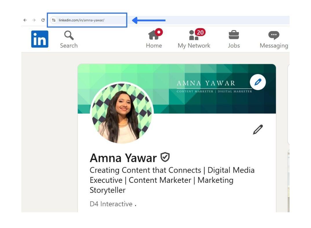 Copy your LinkedIn URL - replug.io 