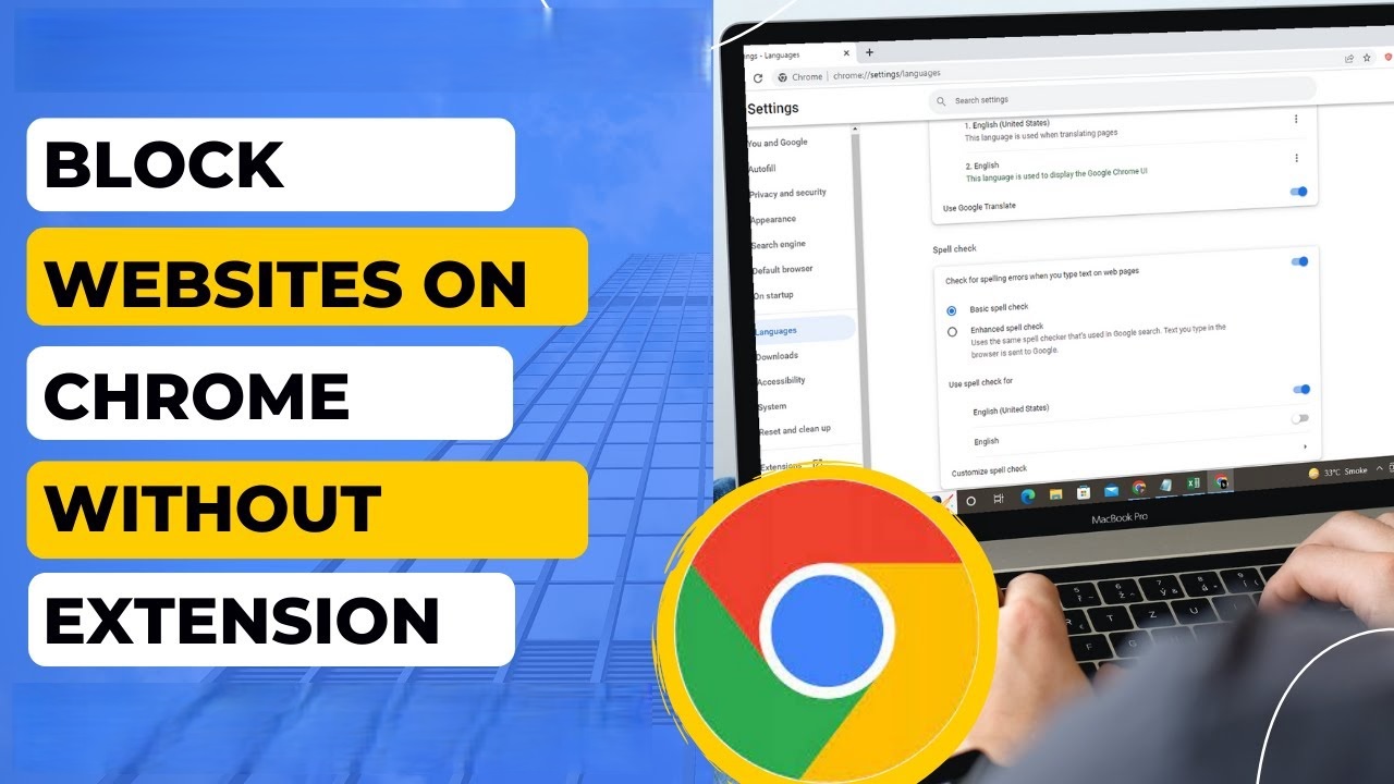 How to block a website in Chrome without an extension