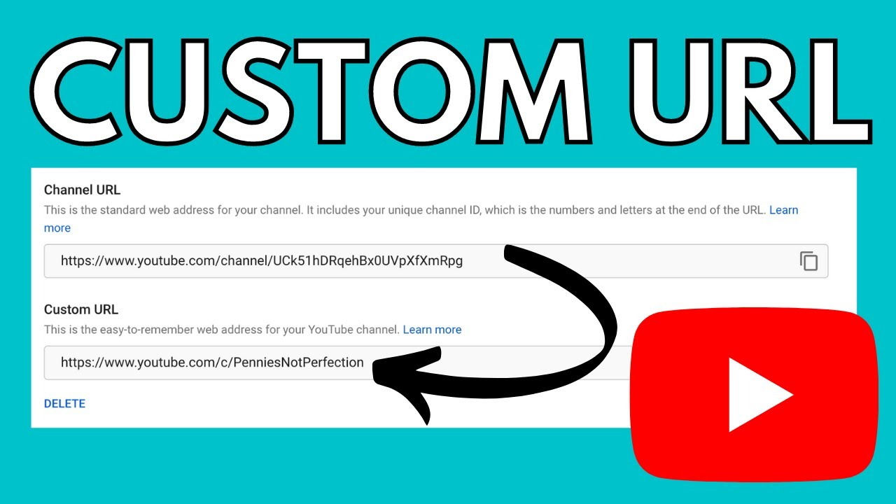 What is a YouTube custom URL