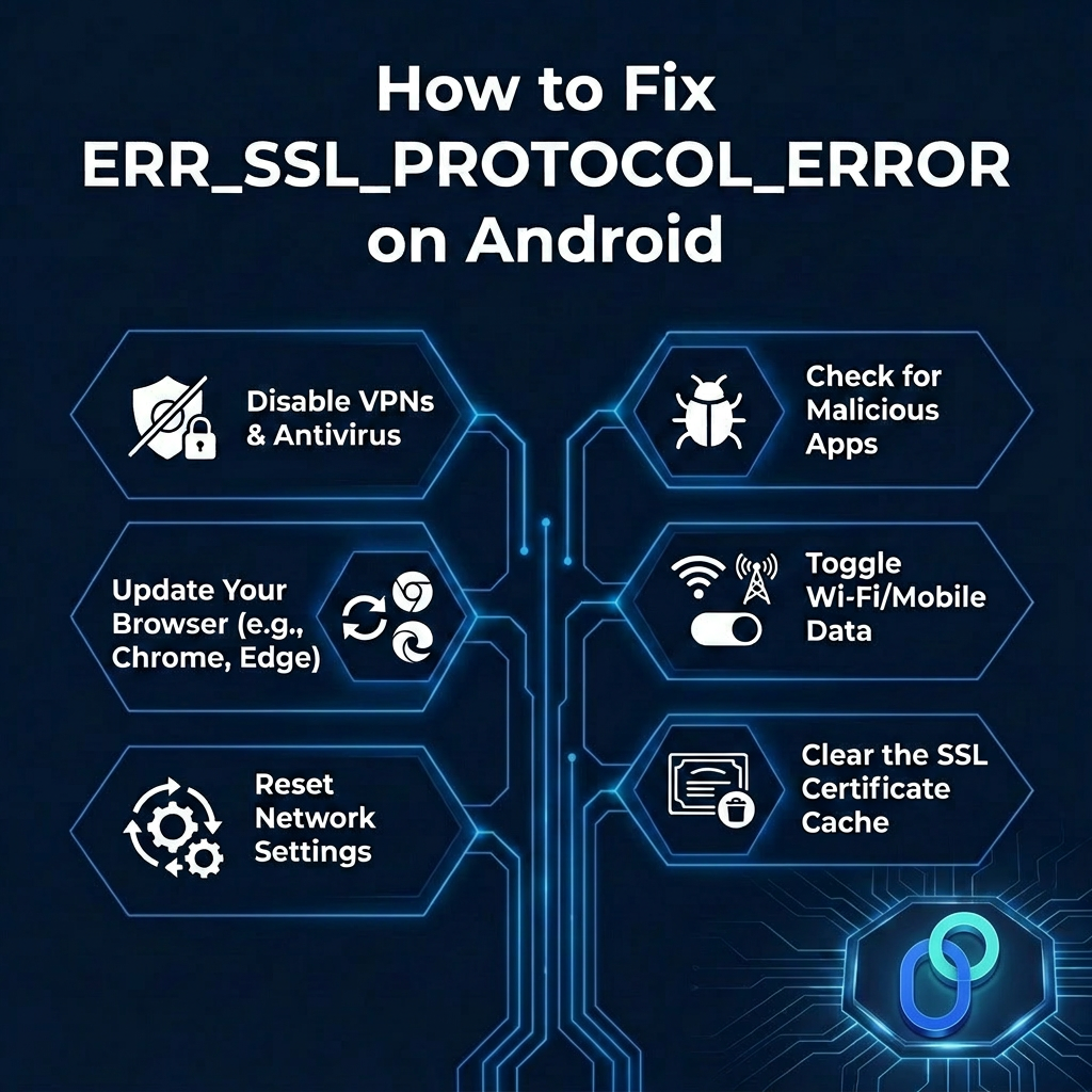 How to fix ERR_SSL_PROTOCOL_ERROR on Android