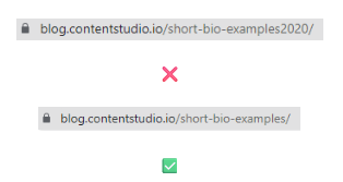 Avoid using dates in URL slug