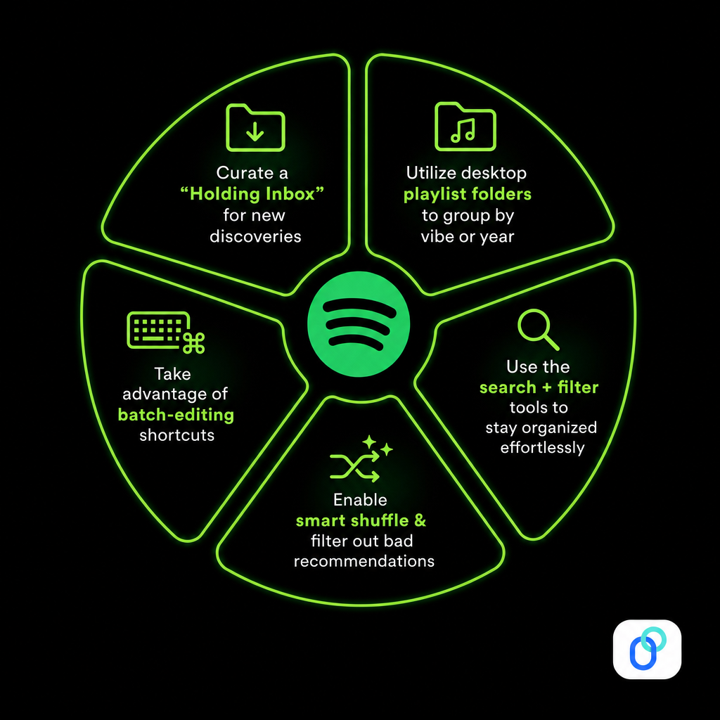 Pro-tips for managing your Spotify playlist