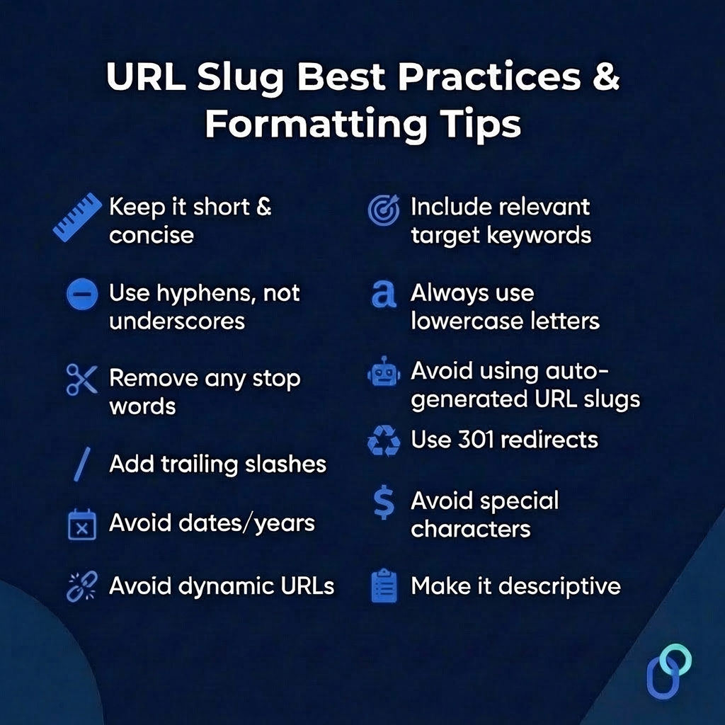 URL slug best practices & formatting tips