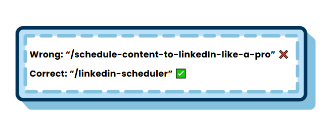 URL slug with and without stop words
