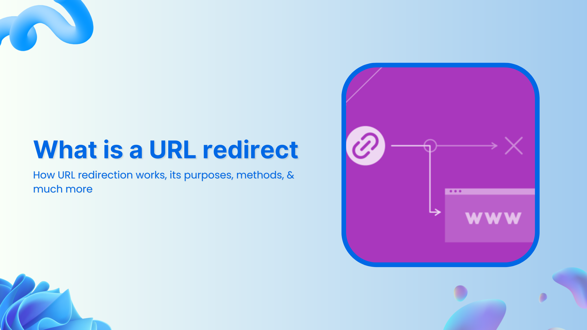 What is a URL redirect: How URL redirection works, its purposes, methods, & much more