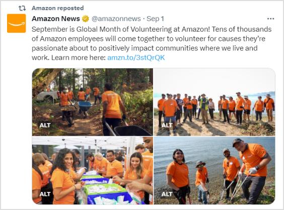 Amazon’s branded short link