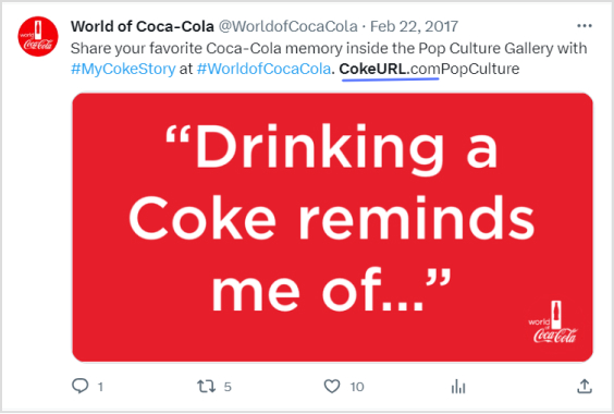 Coca-Cola’s custom domain