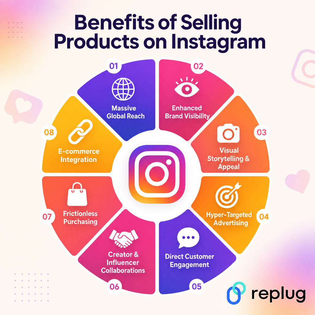 Benefits of selling products on Instagram