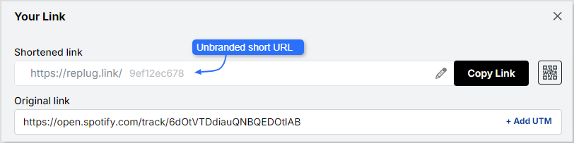 Shortened URL - replug.io