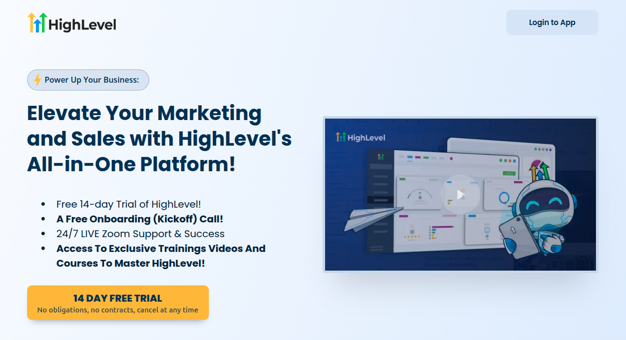 GoHighLevel (CRM & funnels)