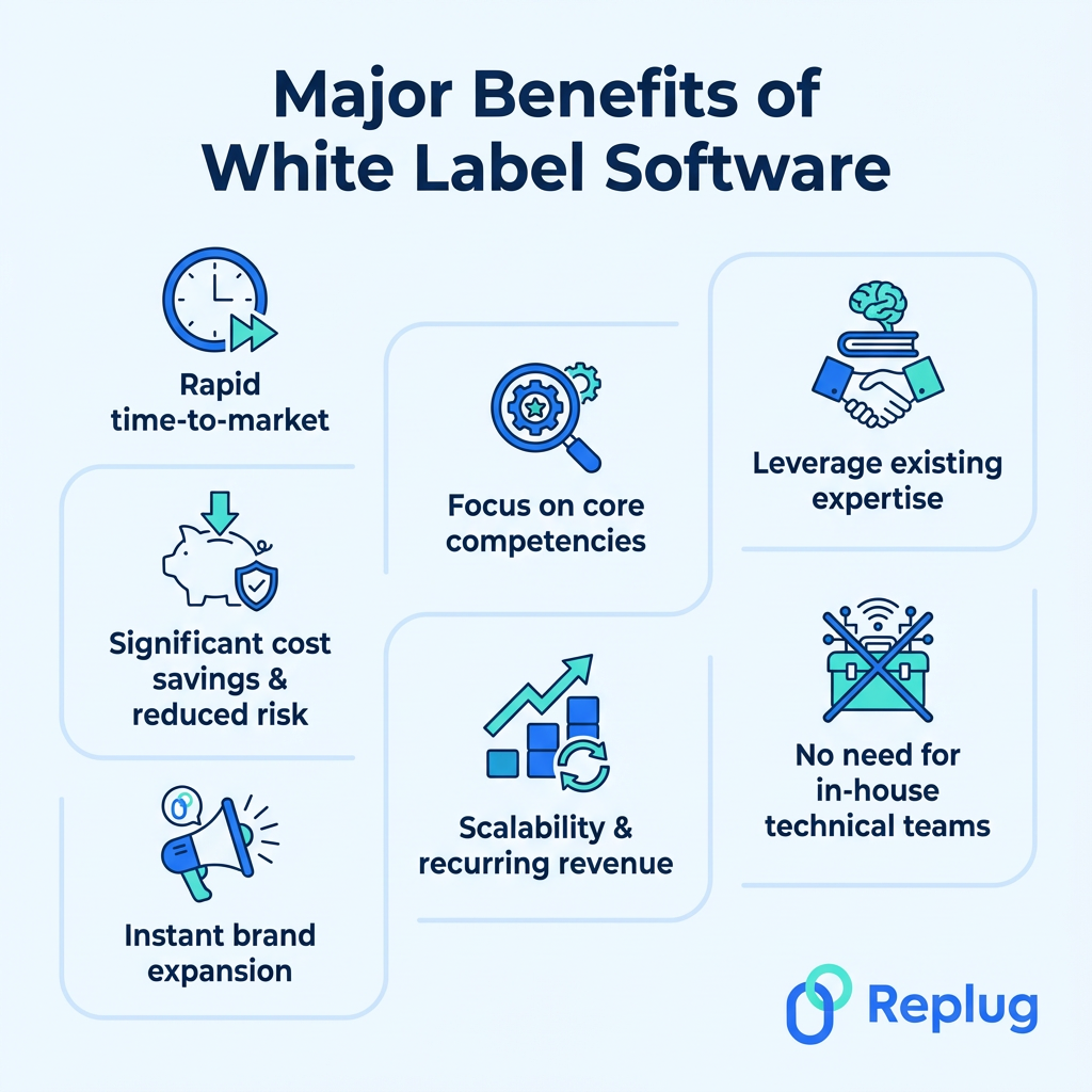 Major benefits of white label software