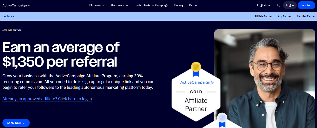 ActiveCampaign affiliate program