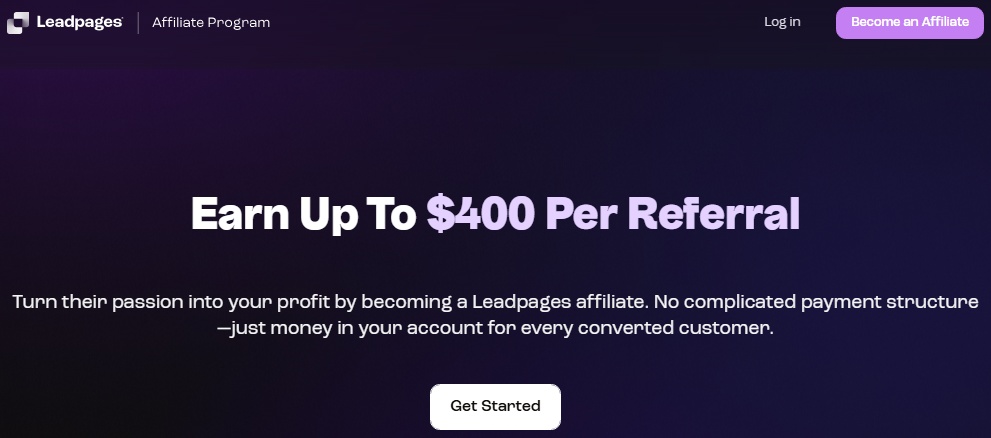 Leadpages affiliate program