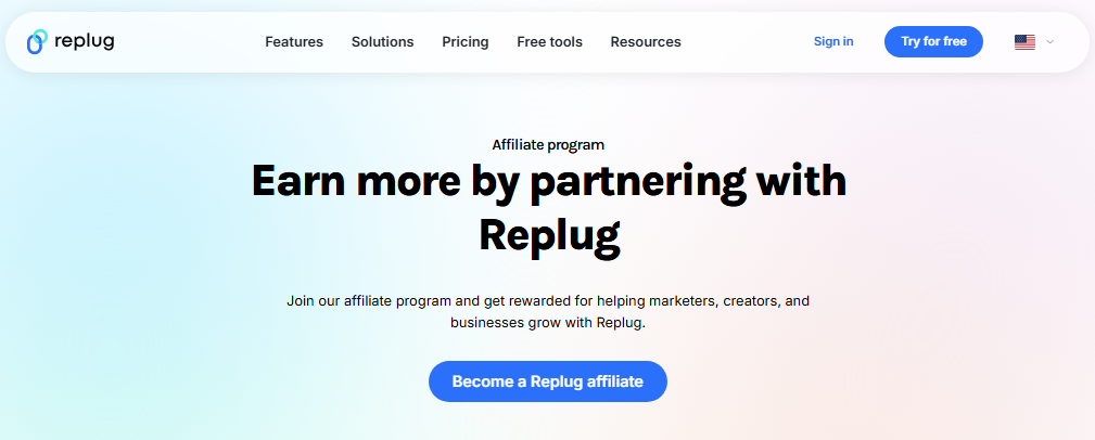 Replug affiliate program