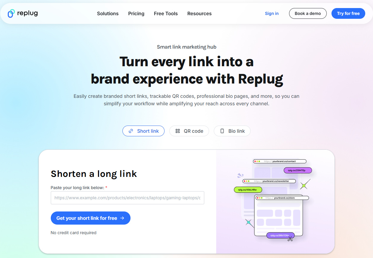 Replug: The complete link management tool
