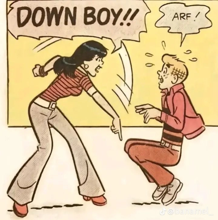 “Down boy” art meme
