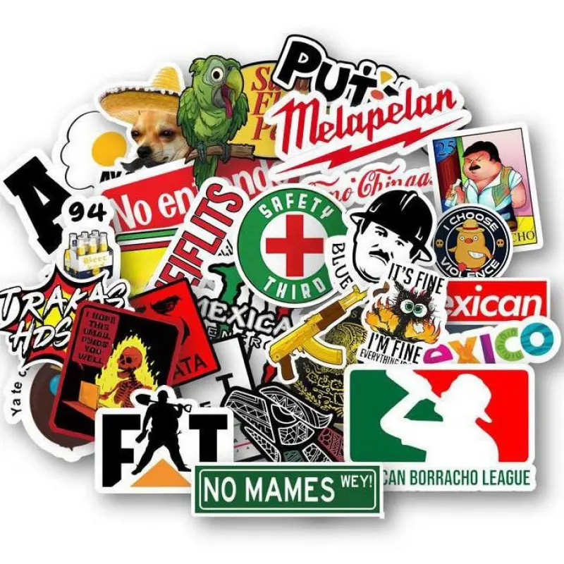Mexican humor stickers