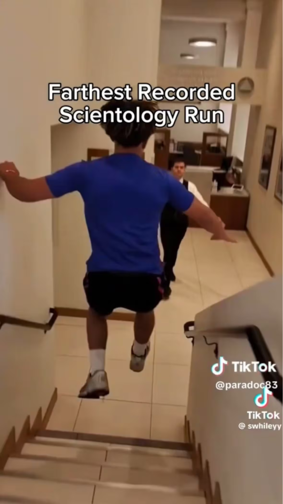 “Scientology speedrun”