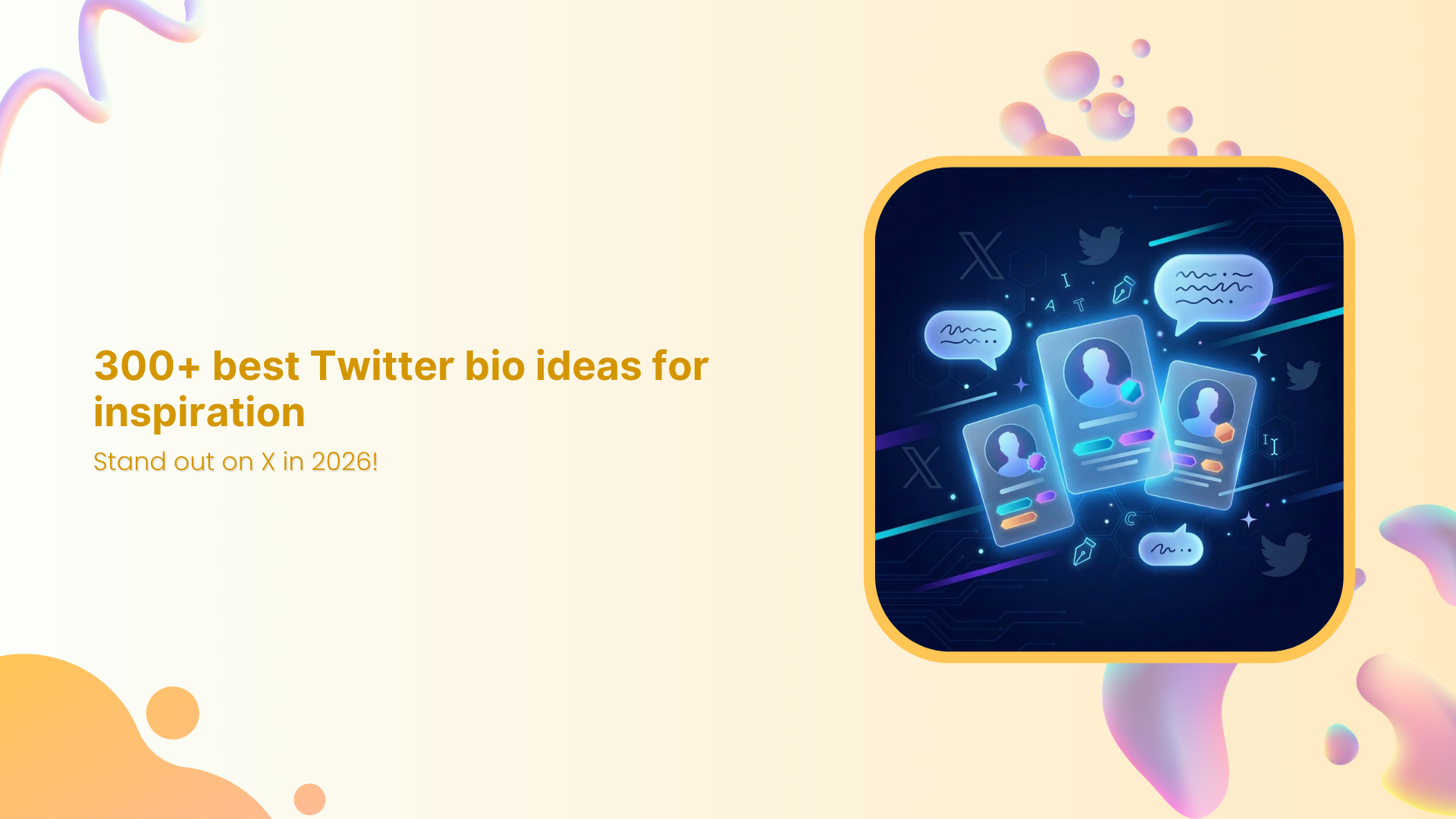 300+ best Twitter bio ideas for inspiration: Stand out on X in 2026!