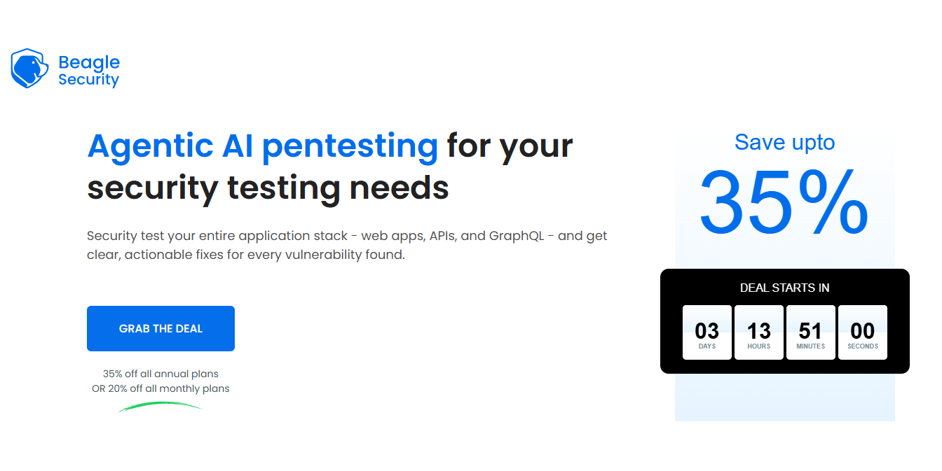 Beagle Security Black Friday Sale 2025