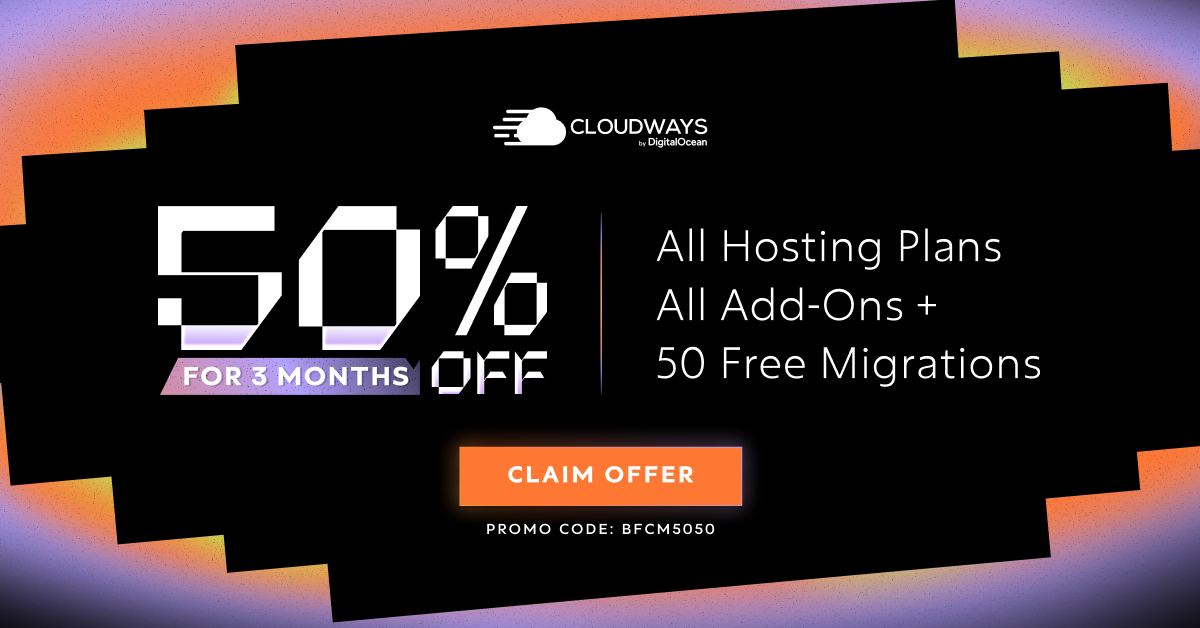 Cloudways Black Friday Sale 2025