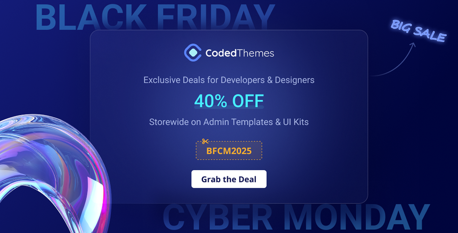 CodedThemes Black Friday Sale 2025