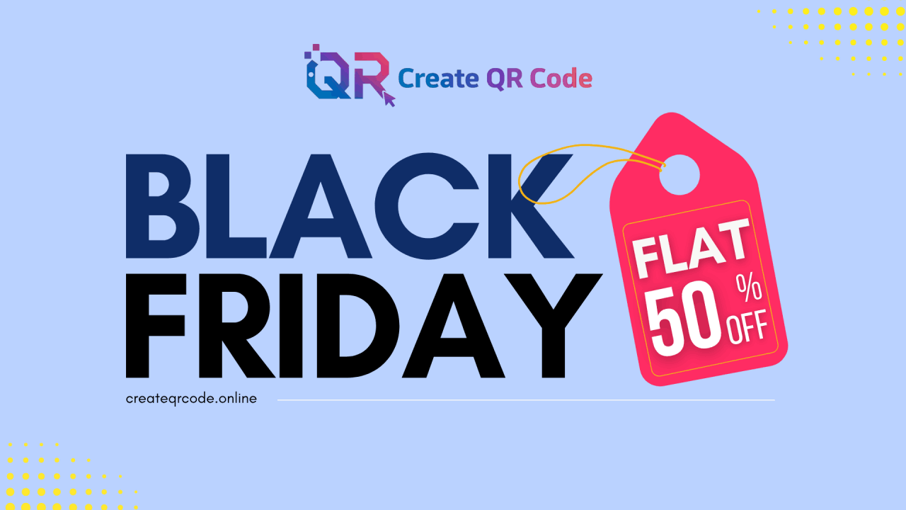 Create QR Code Black Friday Sale 2025