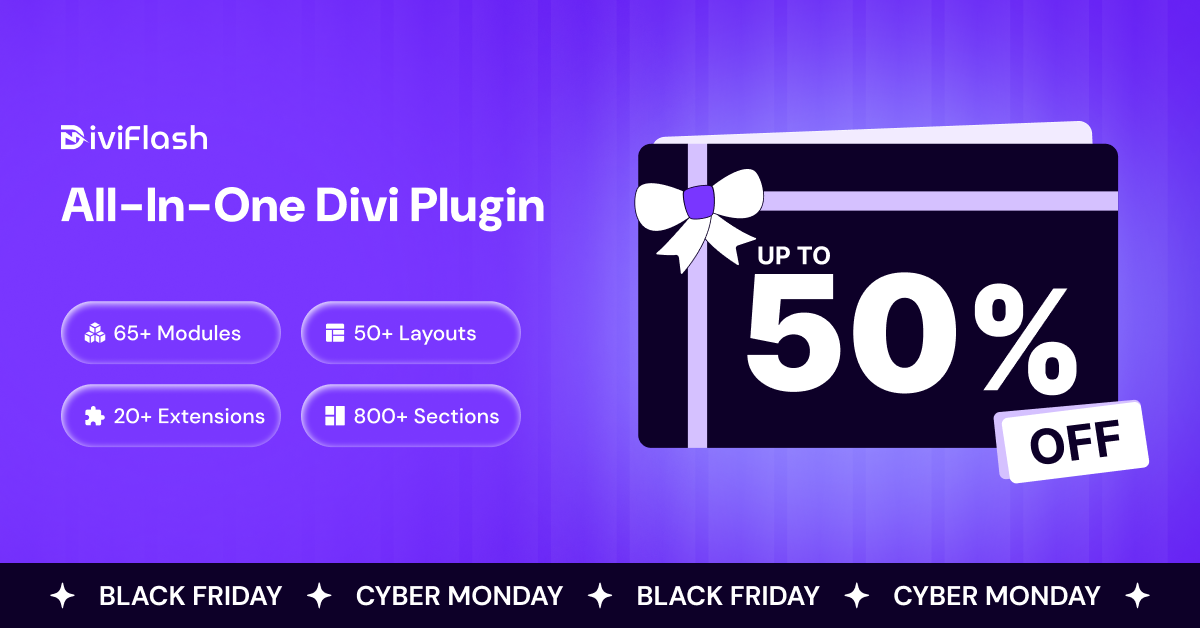 DiviFlash Black Friday Sale 2025