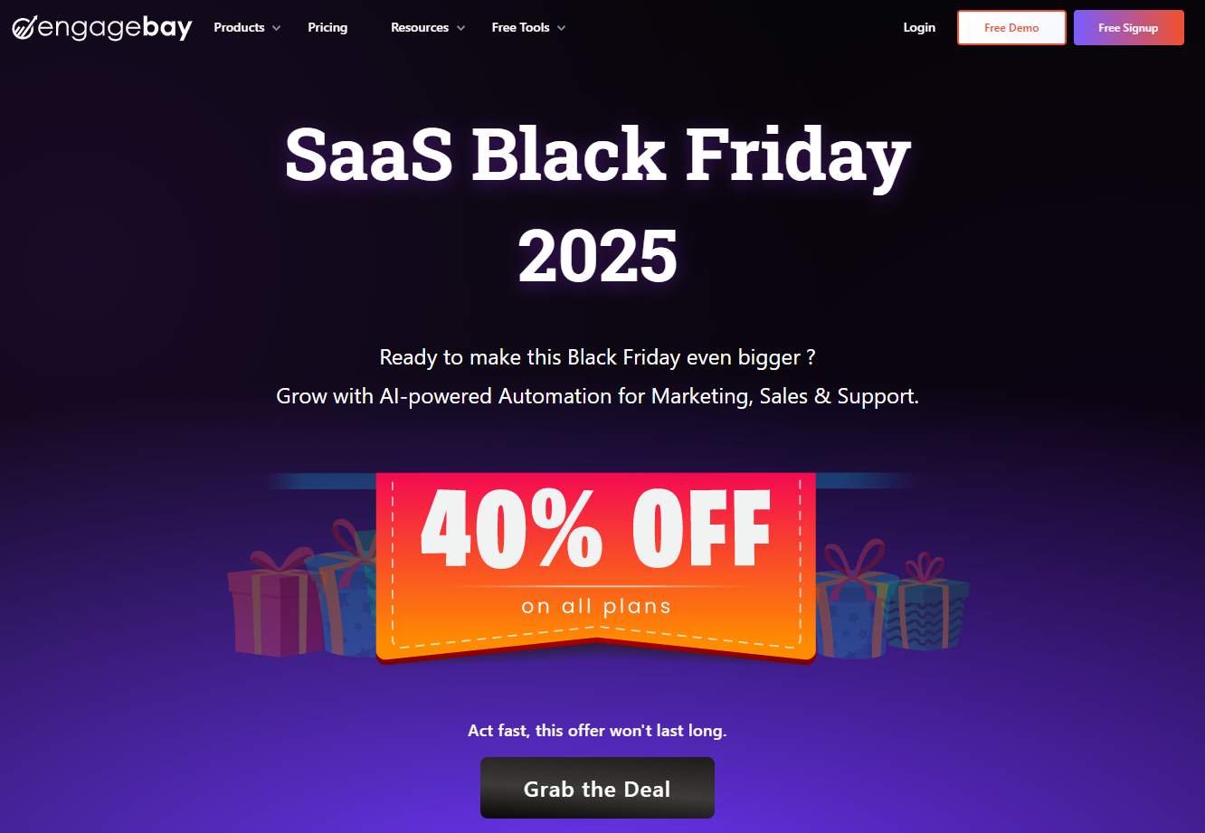 EngageBay Black Friday Sale 2025