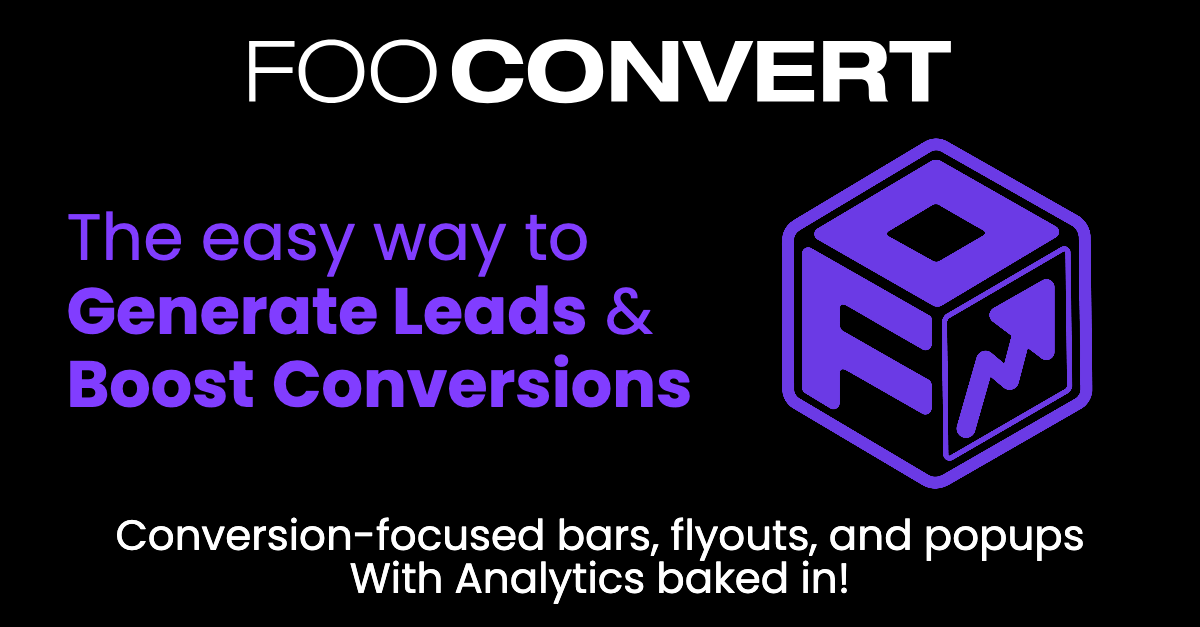 FooConvert Pro Black Friday Sale 2025