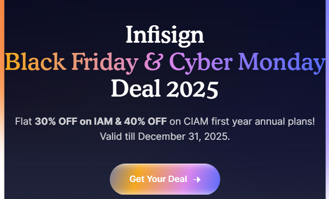 Infisign Black Friday Sale 2025