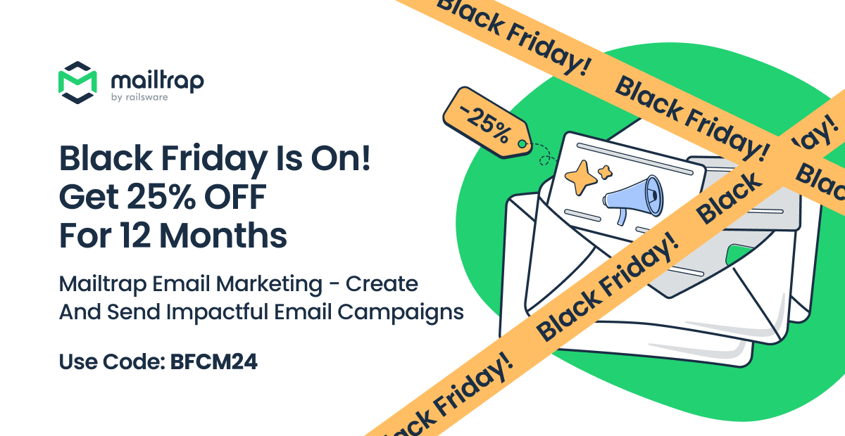 MailTrap Black Friday Sale 2025