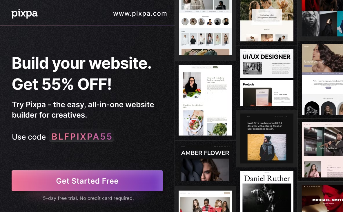 Pixpa Black Friday Sale 2025