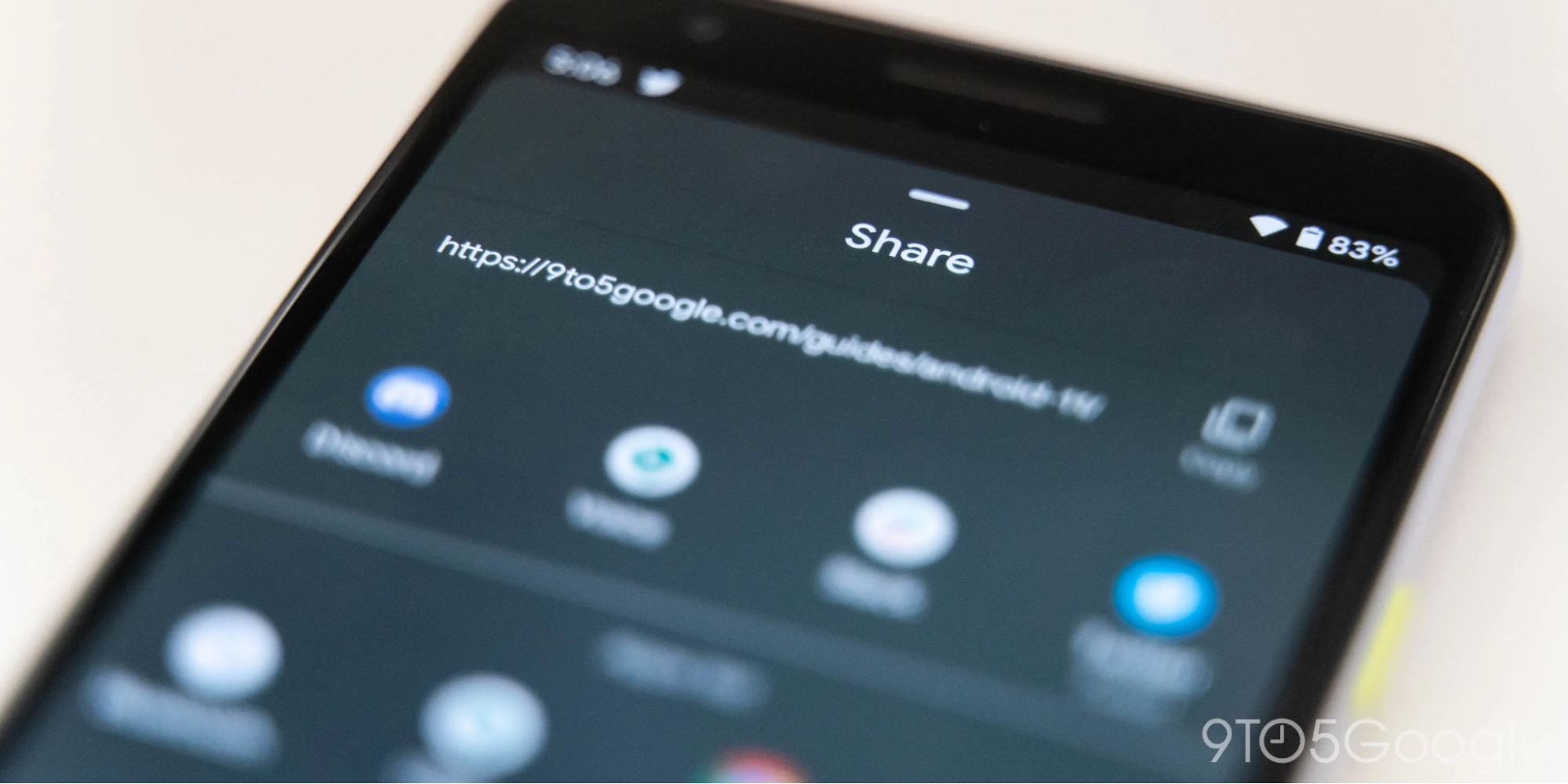 Share option Android