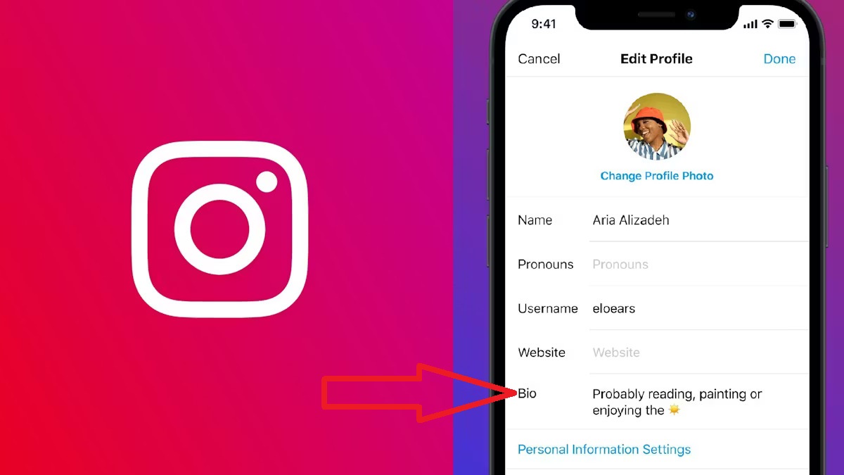 How to change bio on Instagram on iPhone