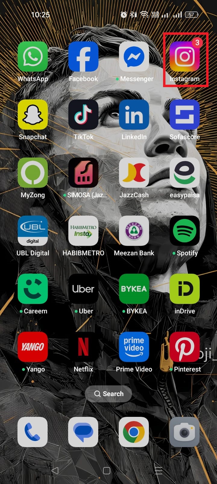 Instagram app icon - Android smartphone