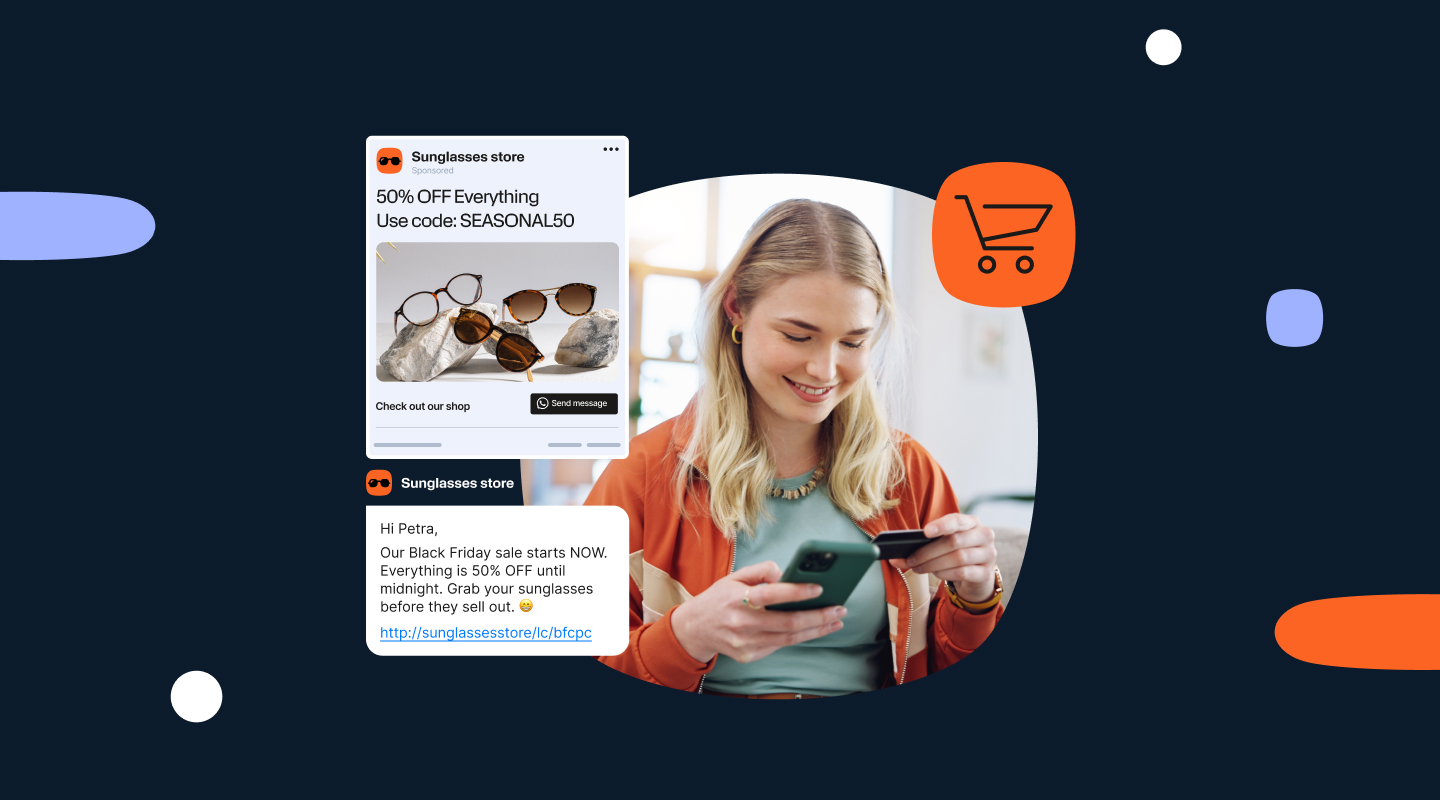 Seasonal SMS marketing examples