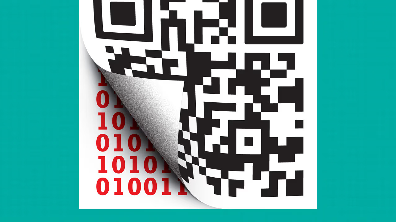 Binary QR code