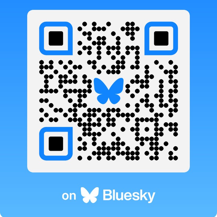 Bluesky QR code