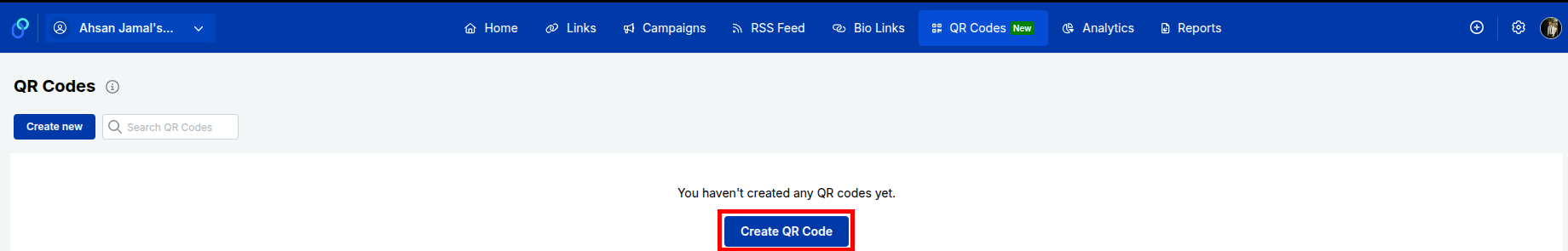 Create QR Code button in Replug