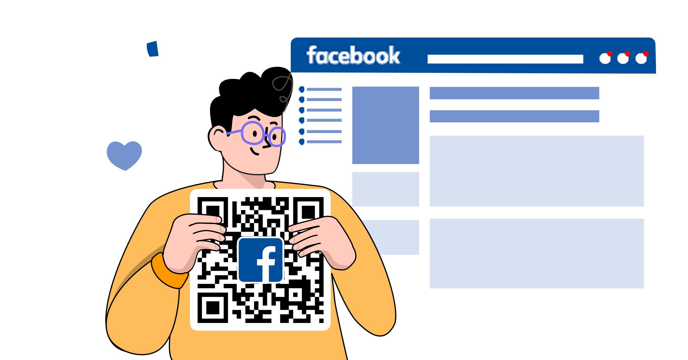 Facebook QR code