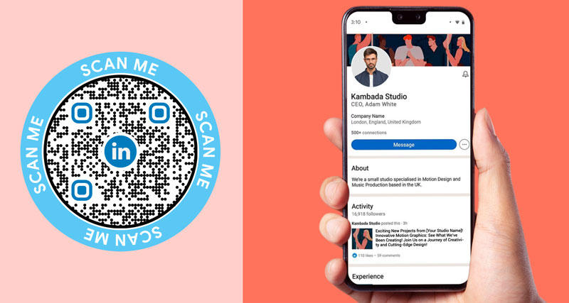 LinkedIn QR code