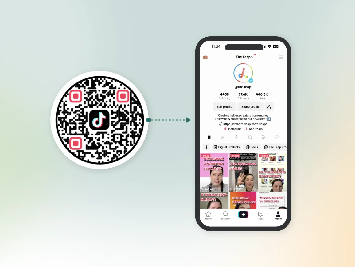TikTok QR code