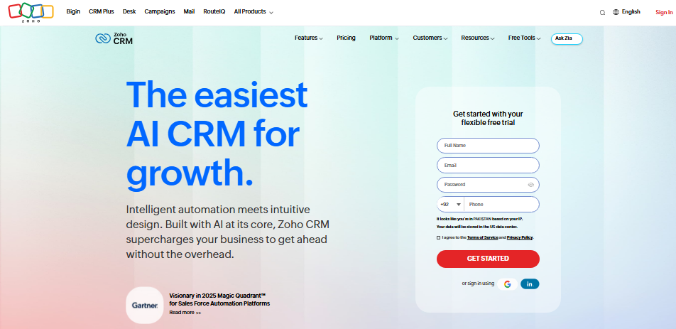 Zoho CRM
